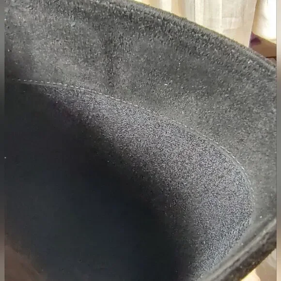 NWT La Canadienne Black Suede Riding Boots Women’s 6W – Quiet Luxury Waterproof - Picture 7 of 10